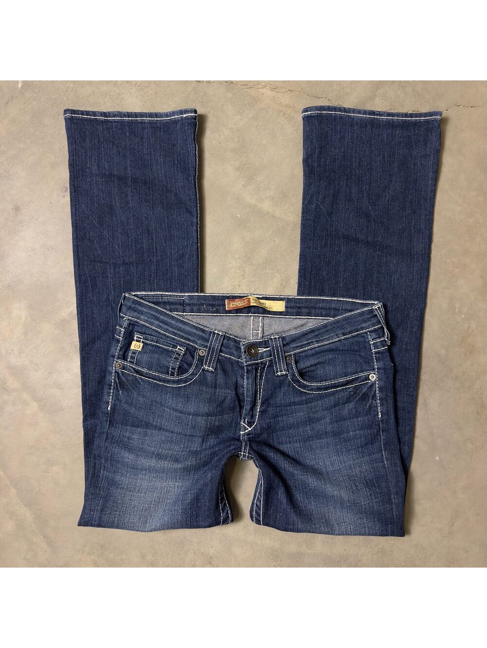 Big Star Remy Jeans Womens 30R Low Rise Dark Wash Bootcut